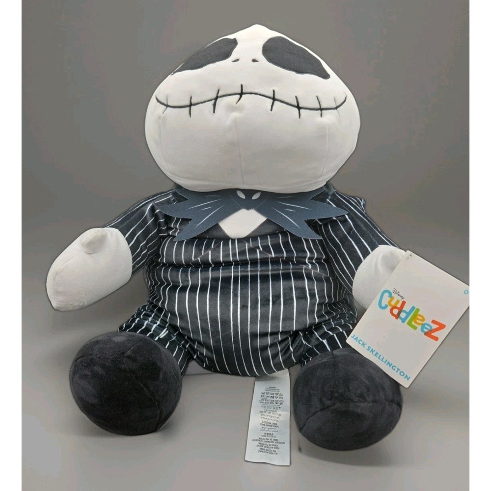 Disney Jack Skellington Cuddleez Plush 24" Large Nightmare Before Christmas NWT